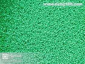 MD032電鍍草綠膠珠